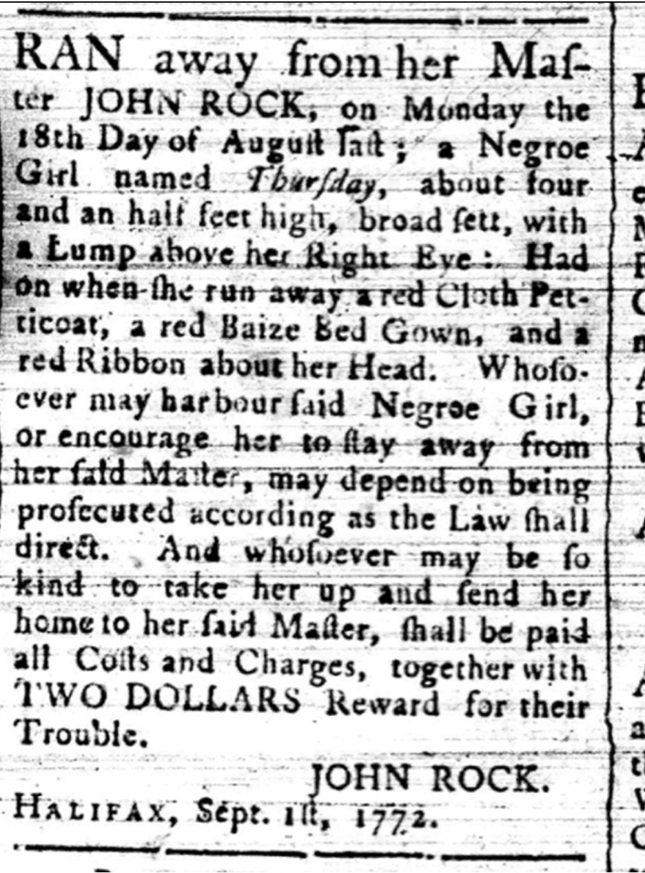 Thursday – Memorials to People in Fugitive Ads